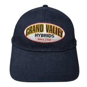 Grand Valley Hybrids Strapback Baseball Cap Blue One Size Adjustable Impact